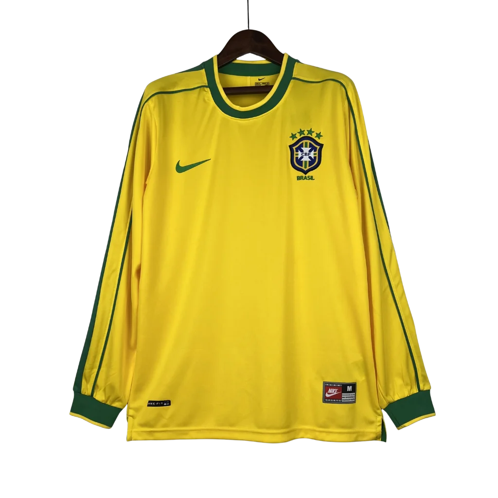 Maillot Rétro Manches Longues Brésil 1998