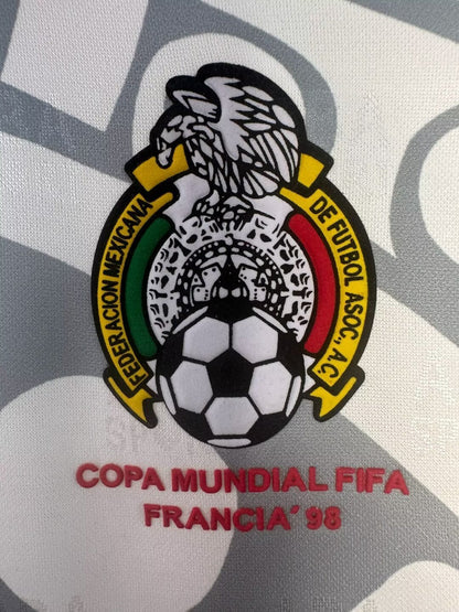 Camiseta retro de visitante de la Selección Nacional de México para hombre - 1998