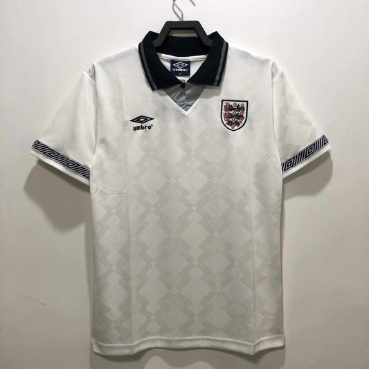 Camiseta retro de la Selección Nacional de Inglaterra para hombre - 1990