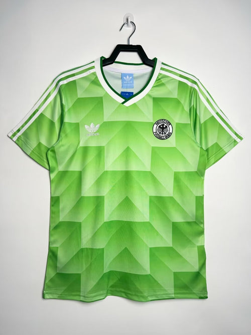 Maillot Rétro Homme Équipe Nationale d'Allemagne Vert Clair - 1998