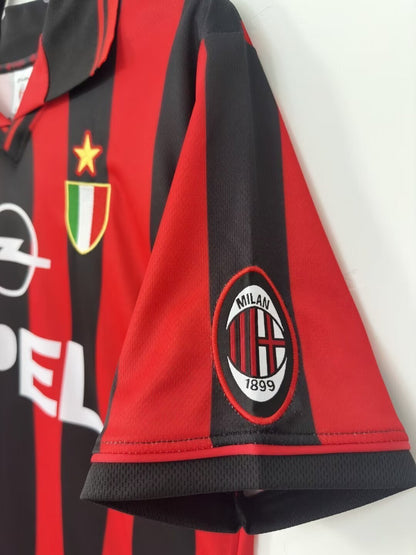 Camiseta retro de hombre Milan equipo local - 1996/1997