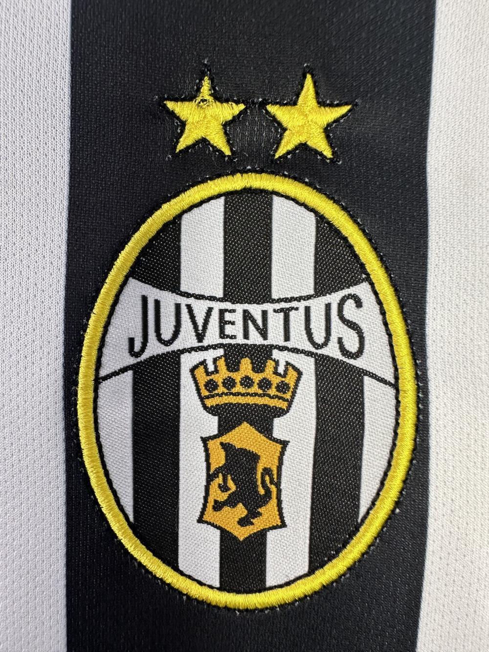 Maillot rétro manches longues domicile Juventus pour homme - 2002/03