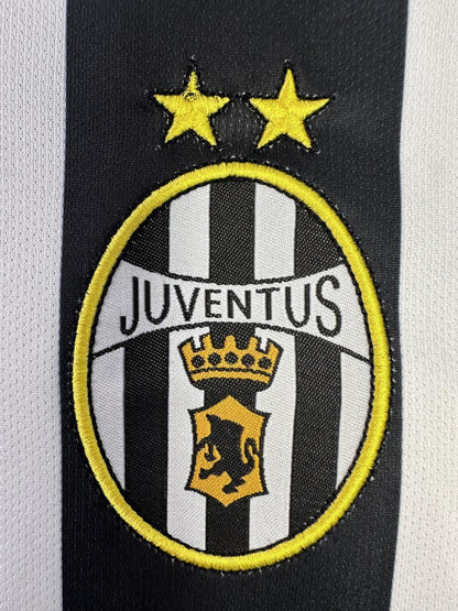 Maillot rétro manches longues domicile Juventus pour homme - 2002/03