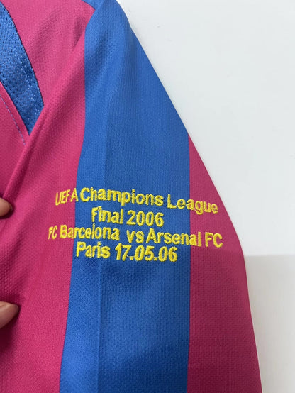 Maillot Rétro Homme Manches Longues FC Barcelone - 2005/06