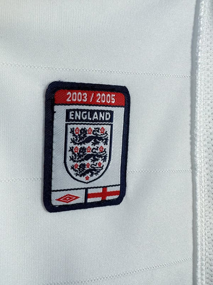Maillot Rétro Homme Équipe Nationale d'Angleterre Domicile - 2004