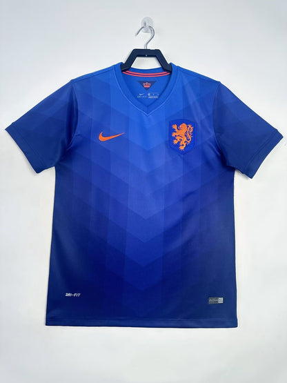 Maillot Rétro Homme Équipe Nationale des Pays-Bas Extérieur - 2014