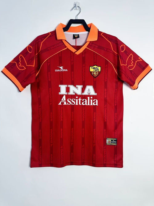 Camiseta Retro de Hombre del Equipo Roma -1999/00