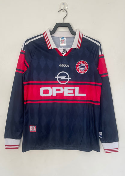 Man's Retro Long Sleeve Bayern Munchen Team - 1997/99