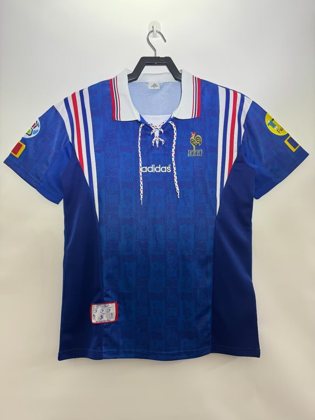 Jersey Retro Hombre Selección Nacional de Francia Local - 1996