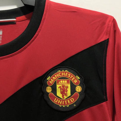 Maillot Rétro Homme Manches Longues Domicile Manchester United - 2010