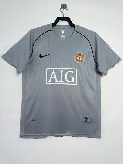 Maillot rétro homme Manchester United GK gris - 2007/08