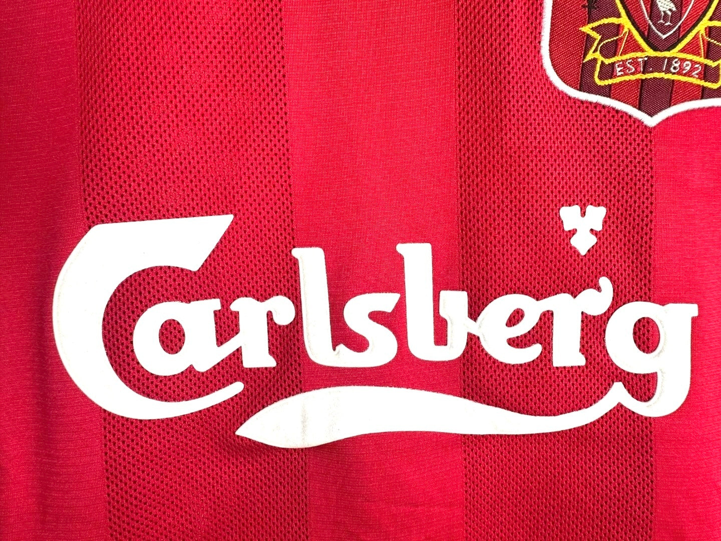 Maillot de football rétro homme manches longues Liverpool domicile - 1995/1996