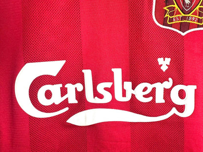 Maillot de football rétro homme manches longues Liverpool domicile - 1995/1996
