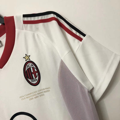 Camiseta Retro de Hombre Equipo Milán - 2002