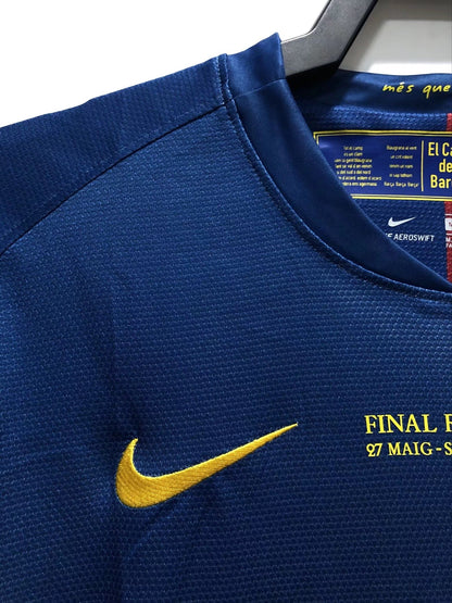 Maillot Rétro Homme Manches Longues Domicile Barcelone - 2008/09