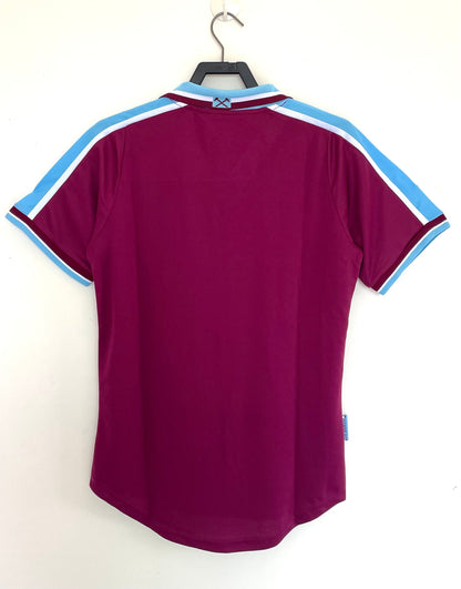 Maillot Rétro Homme Domicile West Ham - 1999/01