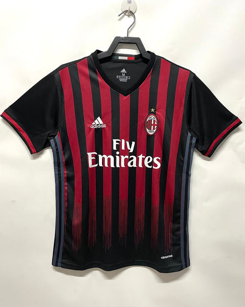 Camiseta Retro de Hombre Milan Equipo Local - 2016/2017
