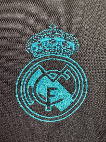 Retro Long Sleeve Real Madrid Adidas Away - 2017/18
