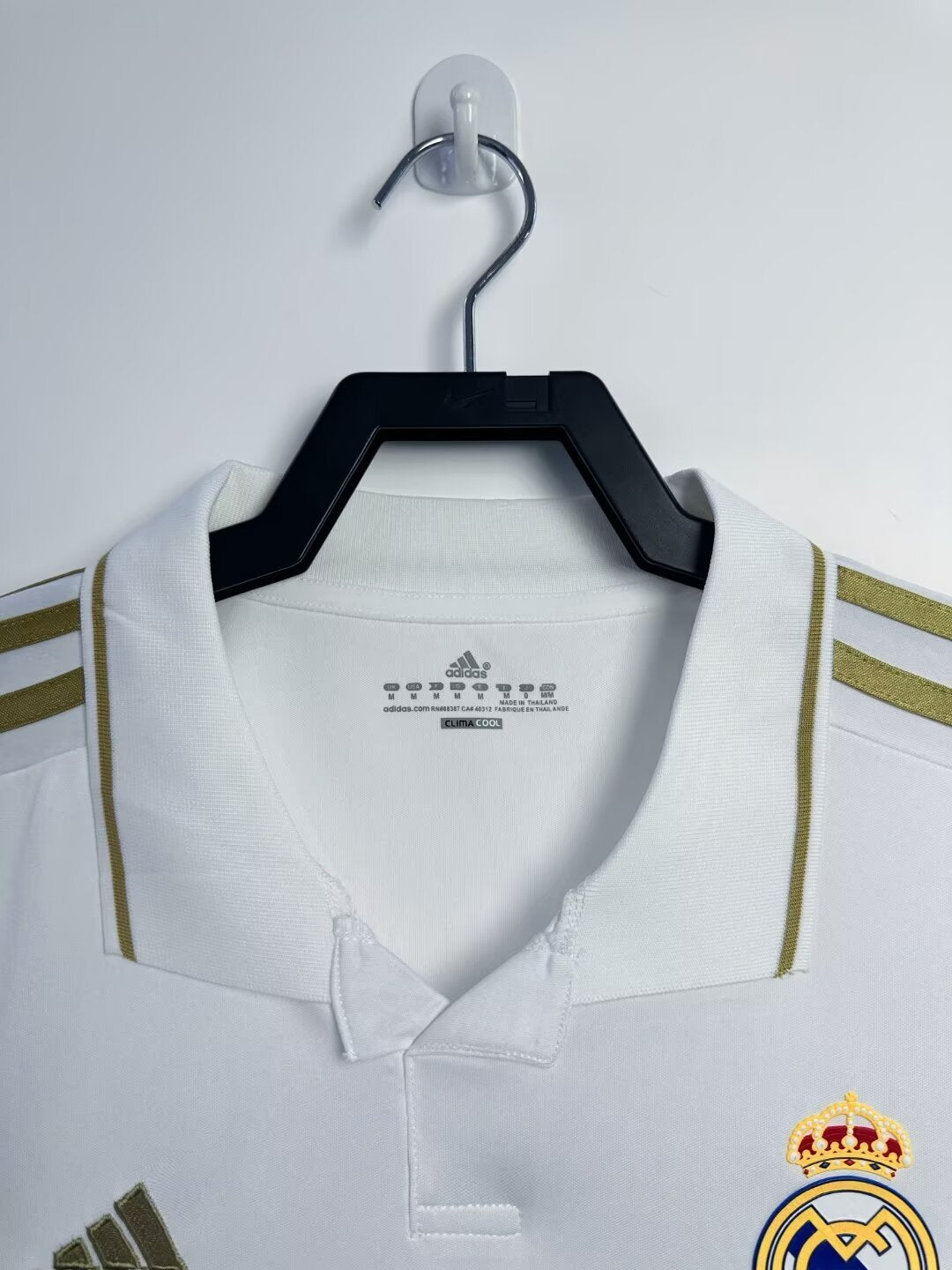 Retro Long Sleeve Real Madrid Adidas Home - 2011/12