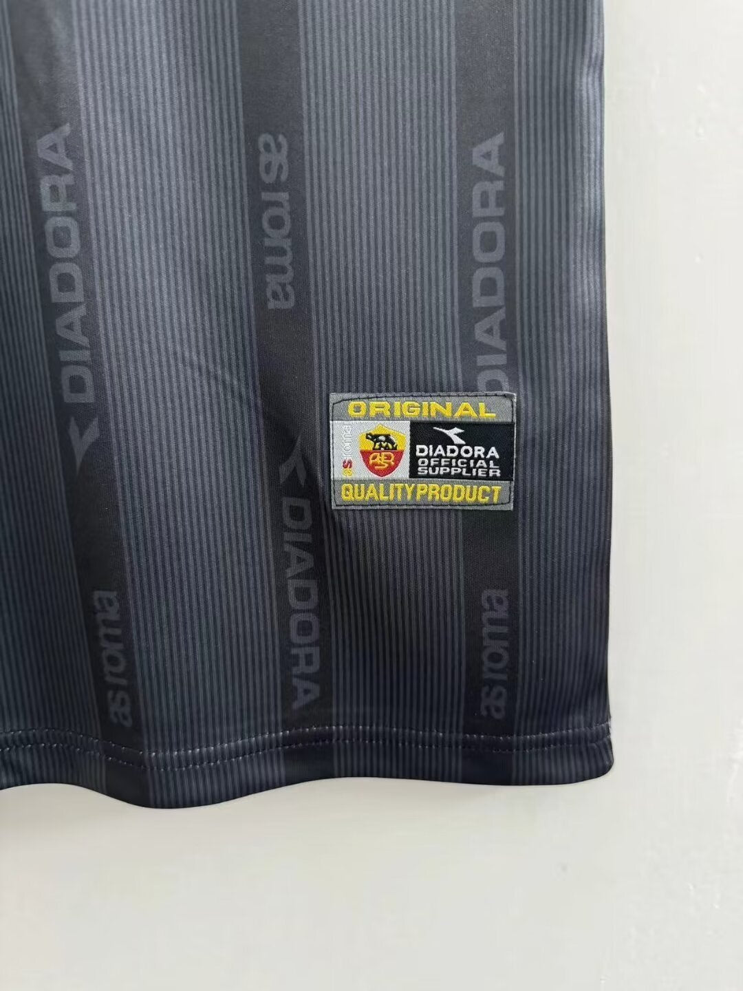 Camiseta Retro de Hombre Roma Negra - Temporada 1999/2000