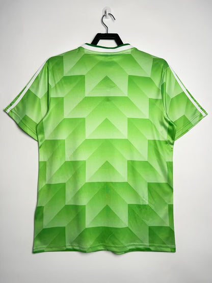 Maillot Rétro Homme Équipe Nationale d'Allemagne Vert Clair - 1998