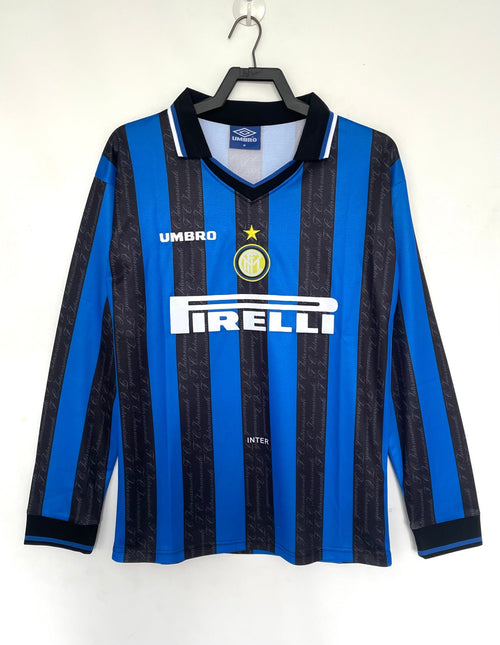 Maillot Rétro Homme Manches Longues Inter Milan - Saison 1997/98