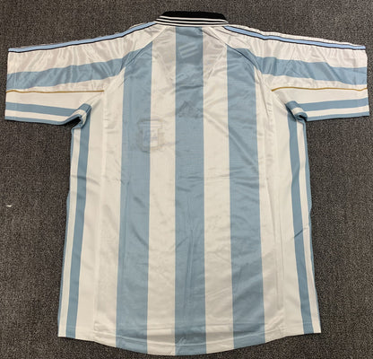 Maillot Rétro Homme Équipe Nationale d'Argentine - 1998