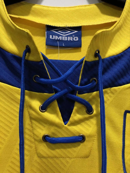 Camiseta retro de hombre del Parma Calcio Equipo Amarillo - 1993/95