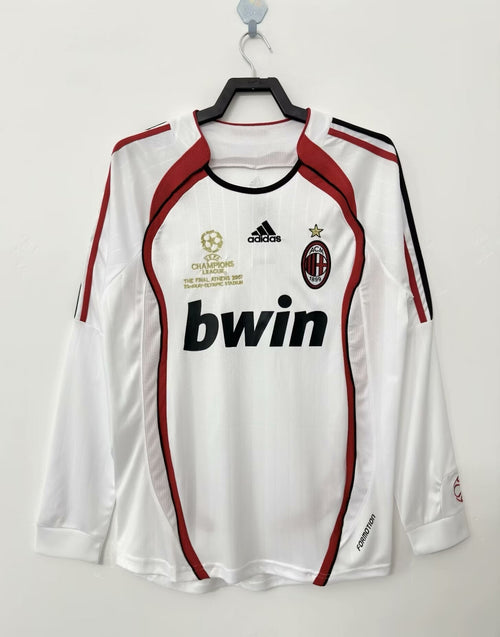 Camiseta Retro de Hombre de Manga Larga del Equipo Milan - 2006/07