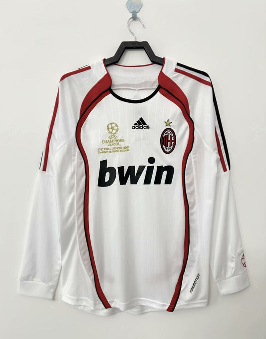Camiseta Retro de Hombre de Manga Larga del Equipo Milan - 2006/07