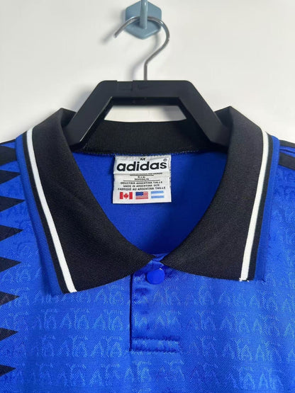 Maillot rétro à manches longues de l'équipe nationale d'Argentine (extérieur) - 1994 pour homme