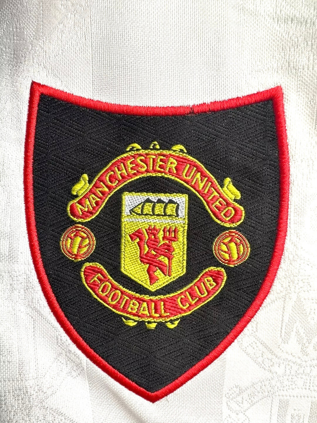 Camiseta retro de manga larga de visitante del Manchester United para hombre - Temporada 1998/1999