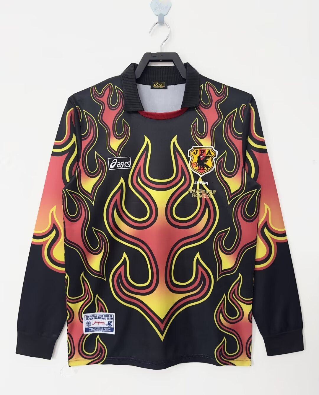 Camiseta retro de manga larga de la selección nacional de Japón - 1998