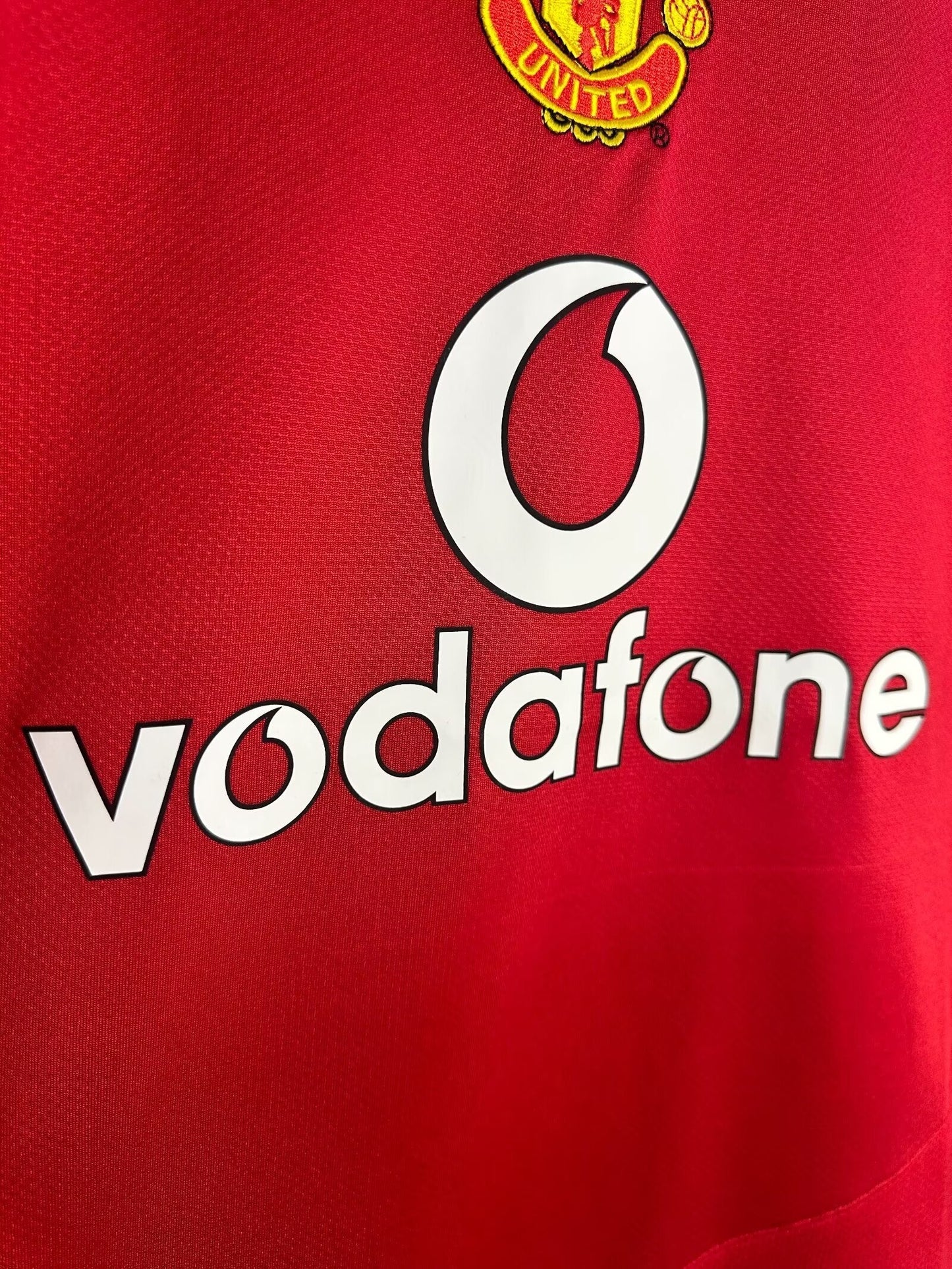 Camiseta Retro Manga Larga Manchester United Local - 2005/06