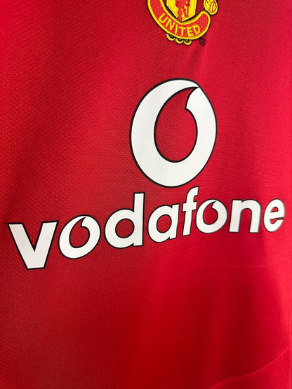 Camiseta Retro Manga Larga Manchester United Local - 2005/06