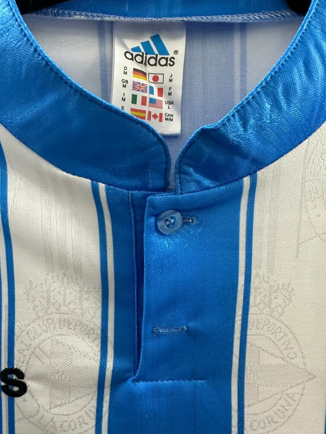 Camiseta retro de hombre del Deportivo de La Coruña - Primera equipación 1997/1988