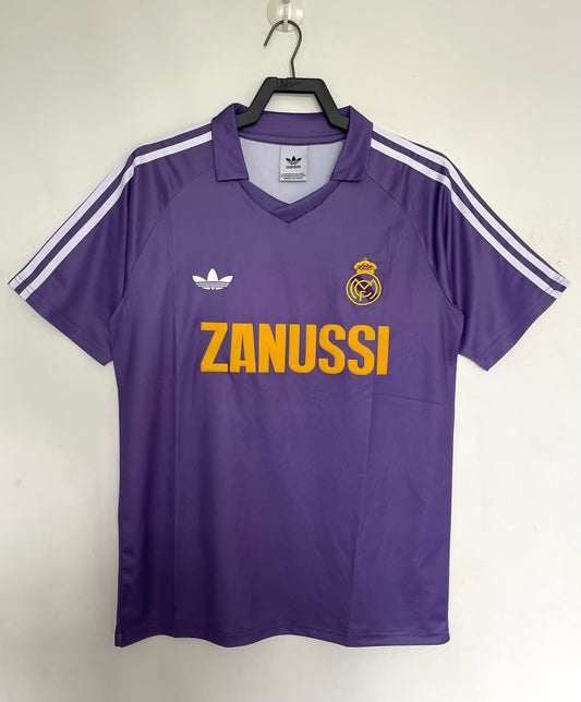 Camiseta retro de hombre Real Madrid visitante - 1984/85