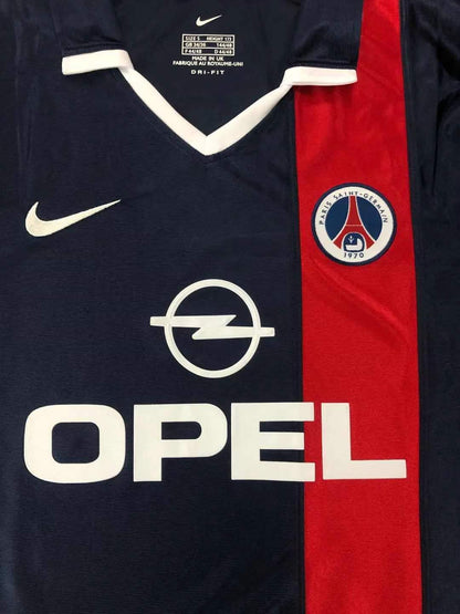 Man's Retro Jersey PSG Team Home - 2001/02