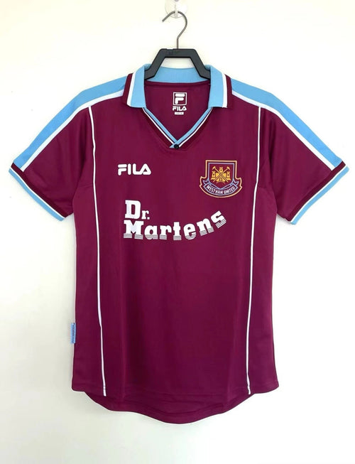 Maillot Rétro Homme Domicile West Ham - 1999/01