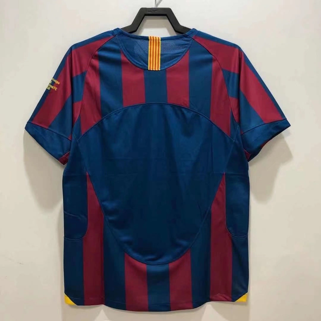 Maillot Rétro Homme Domicile Barcelone Ligue des Champions - 2005/06