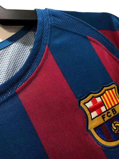 Maillot Rétro Homme Domicile Barcelone Ligue des Champions - 2005/06