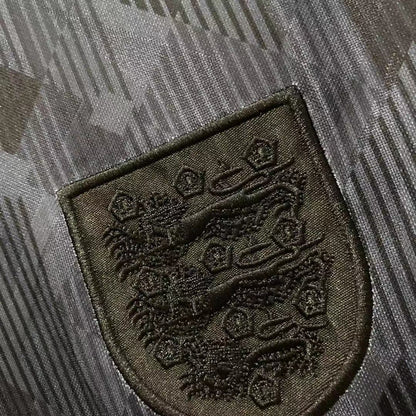 Camiseta Retro Hombre Selección Nacional de Inglaterra Negra - 1990