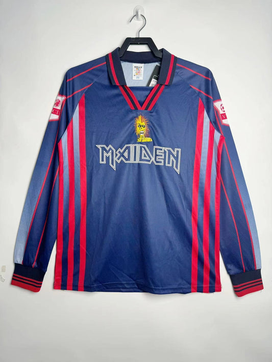 Camiseta retro de manga larga de local del West Ham para hombre - 1998