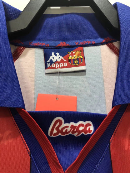 Maillot Rétro Homme Manches Longues Domicile du FC Barcelone - Saison 1996/97