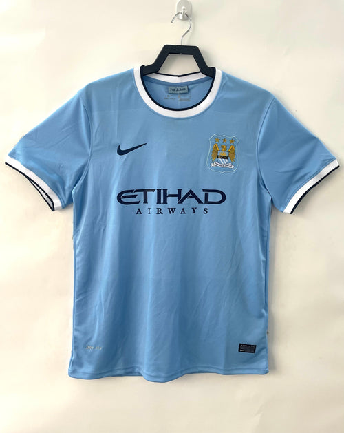 Man's Jersey Retro Manchester City Team Home - 2013/2014
