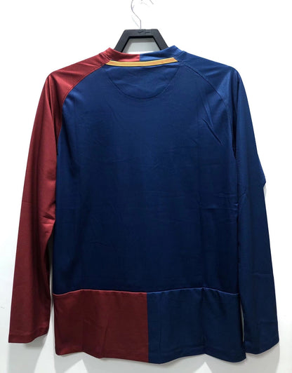 Maillot Rétro Homme Manches Longues Domicile Barcelone - 2008/09