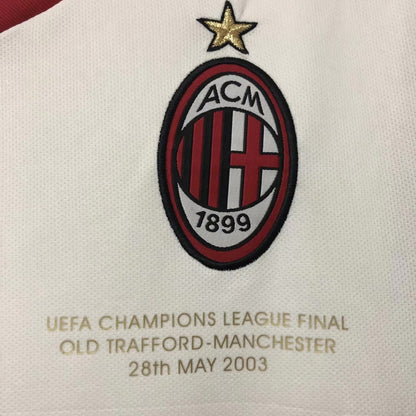 Camiseta Retro de Hombre Equipo Milán - 2002