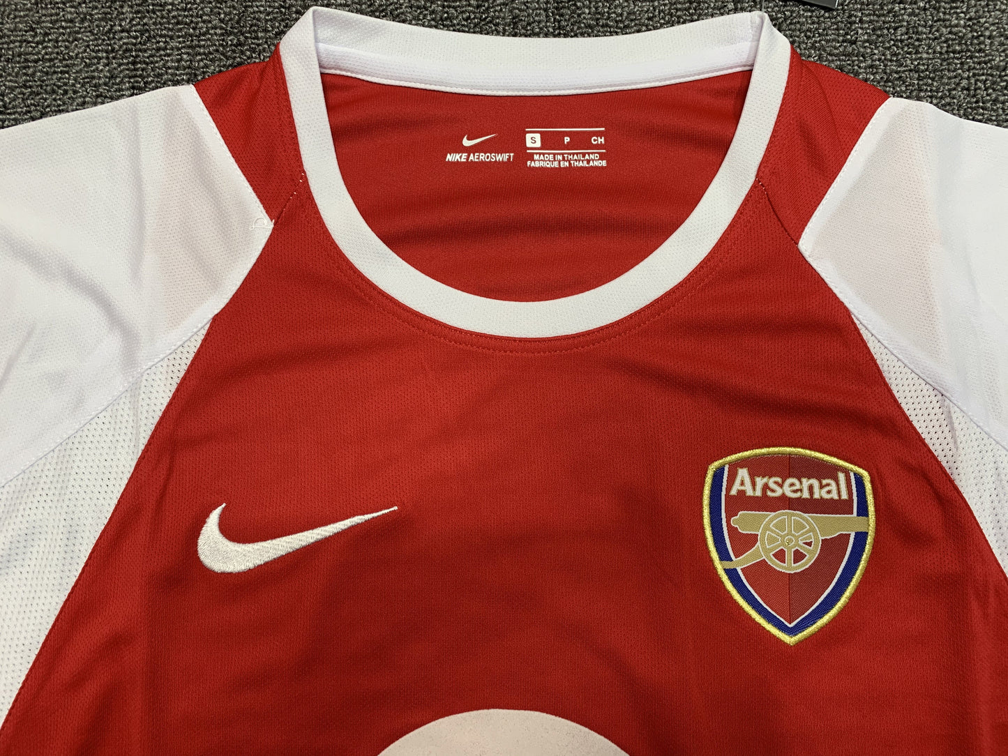 Camiseta retro de hombre del Arsenal, local - temporada 2002/03