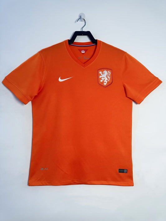 Camiseta Retro de Hombre Selección Holandesa Local - 2014