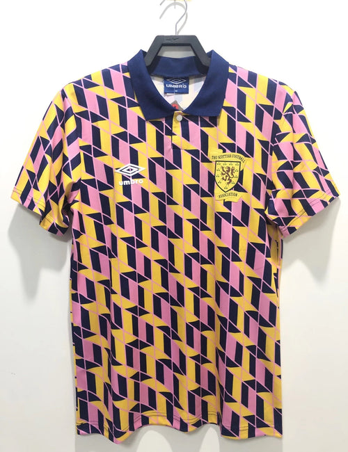 Camiseta retro de la Selección Nacional de Escocia para hombre - 1988/89